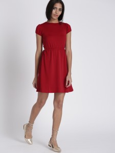 11506424524866-Chemistry-Women-Red-Self-Design-Fit-and-Flare-Dress-4361506424524760-4