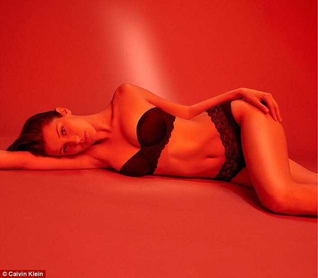 Bella Hadid is flawless in Calvin Klein Campaign