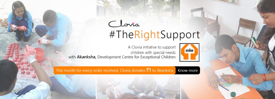 Clovia Supports NGO for Special Children