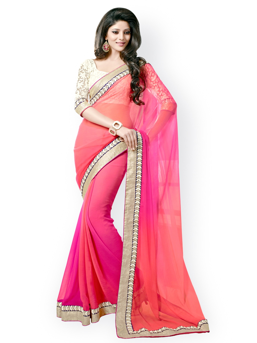 Triveni Party wear Sari for women