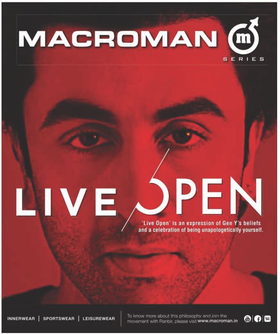 Ranobir kapoor 'live open' by macroman