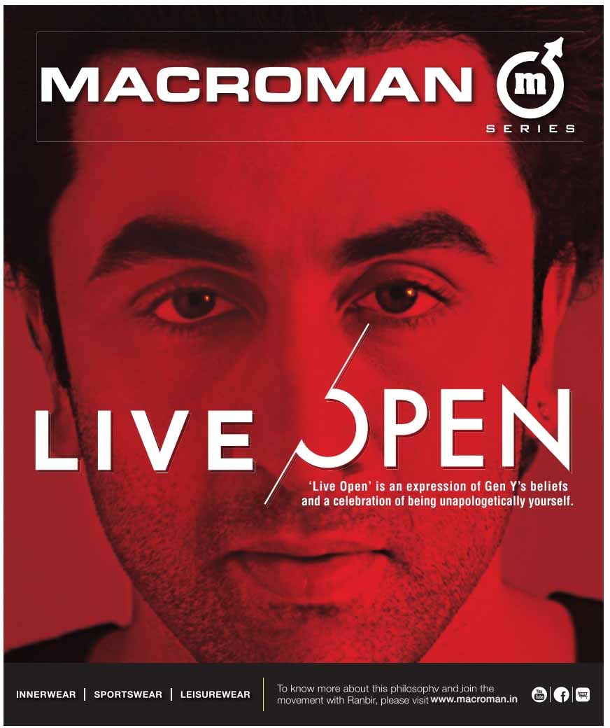 Ranbir kapoor new slogan ''Live Open''