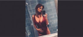 Rhian Sugden in sexy lingerie on Instagram