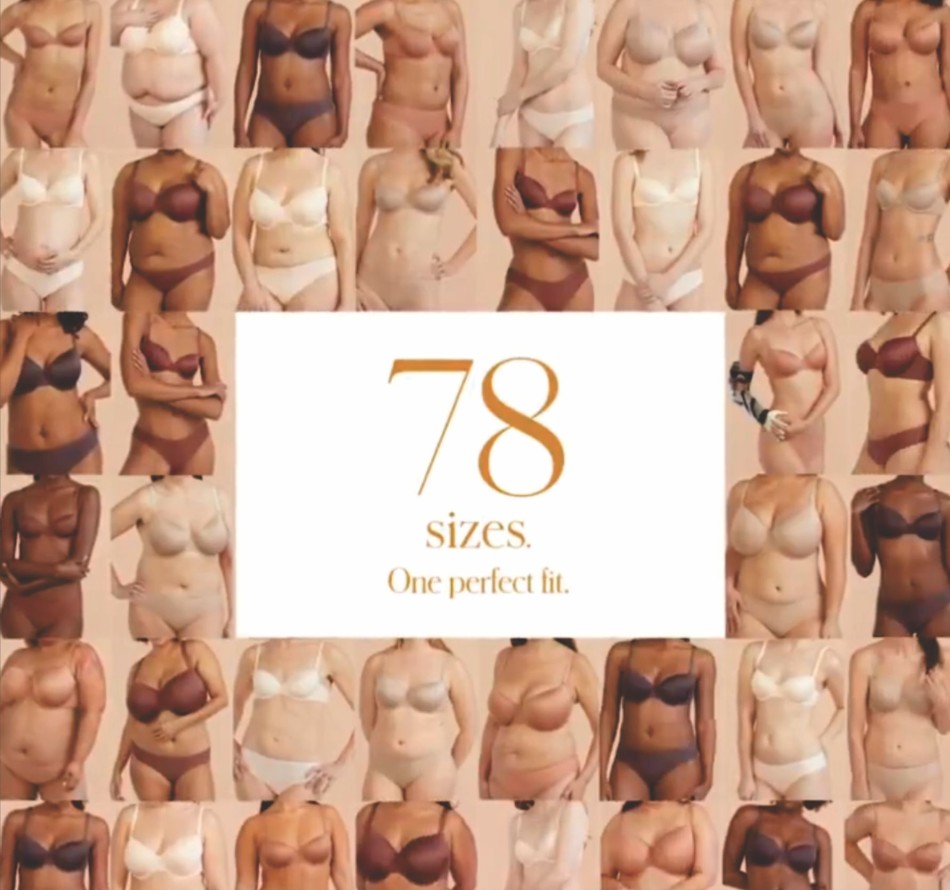 Thirlove launched 78 bra sizes