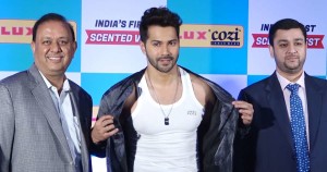 Varun Dhawan Launches Scented Vest for lux cozi